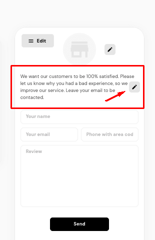 feedback from mobile view